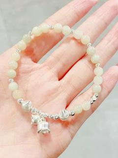 今年的第一条和田玉手串手链!
